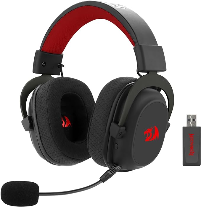 Headset Gamer Sem Fio Redragon Zeus Pro